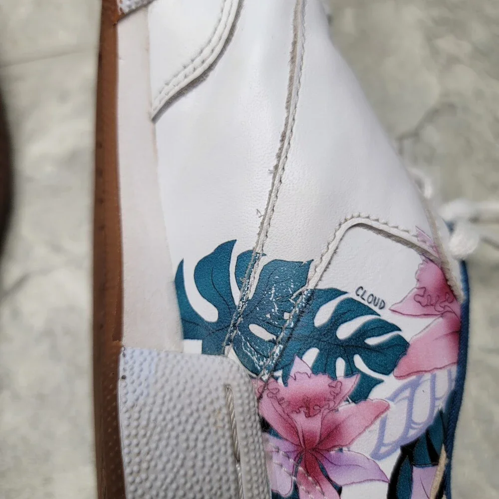 Jurassic Park x Reebok Club C 85 'Dennis Nedry' White Floral Sneakers GW0213